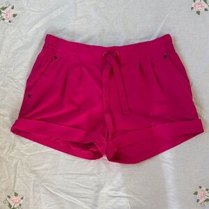 Lululemon Athletica Magenta Shorts